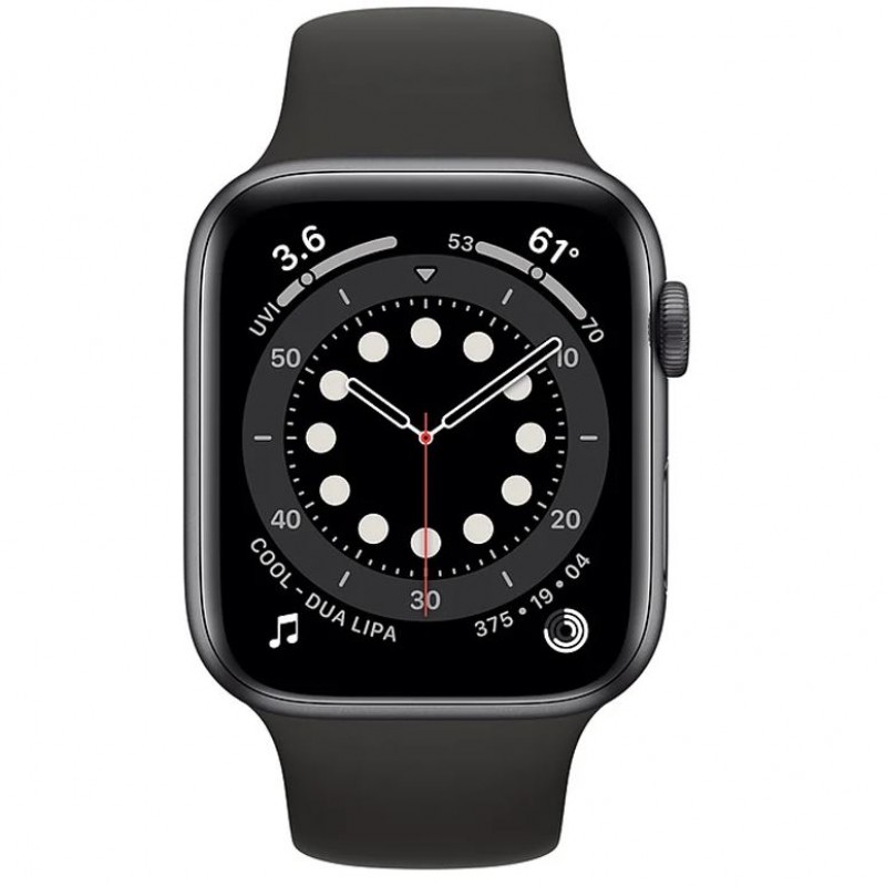 Apple Watch Series 6 Space Gray Aluminum Case with Sport Band (GPS) With One Year Warranty