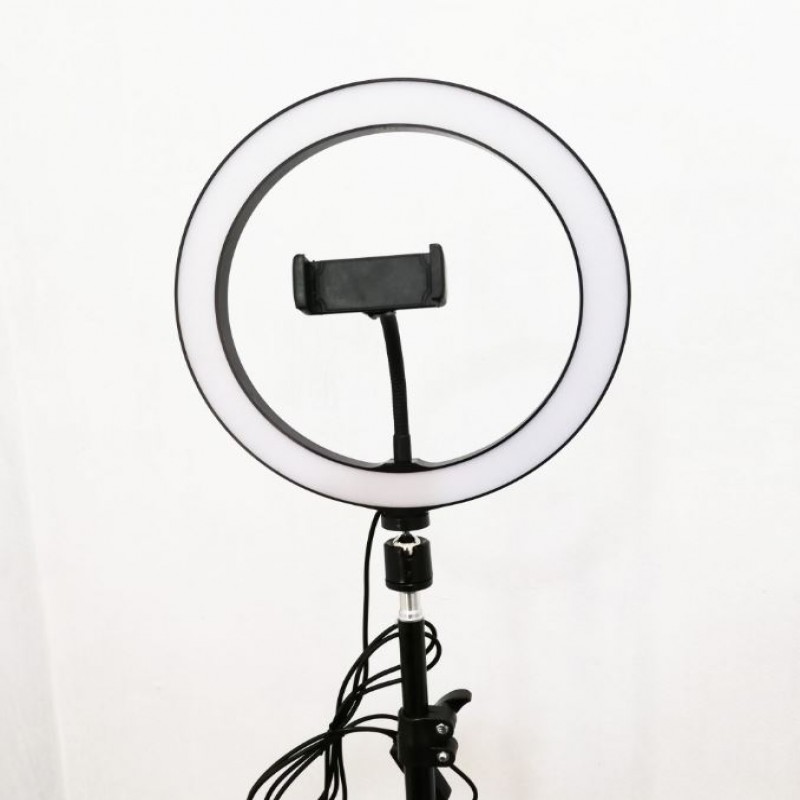 LED Ring Light 26cm  with 7 Feet Metal Stand