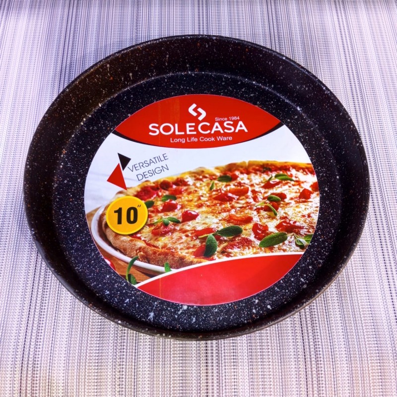 Solecasa Marble Coated Non Stick Pizza Pan 10' Inch