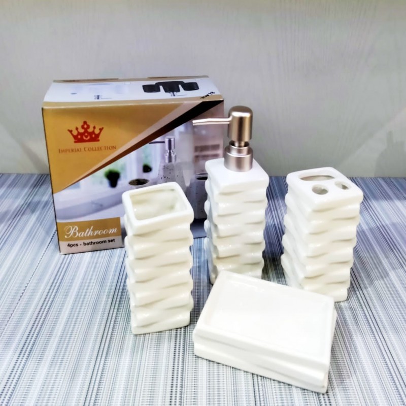 Imperial Collection Bathroom Set - 4pcs