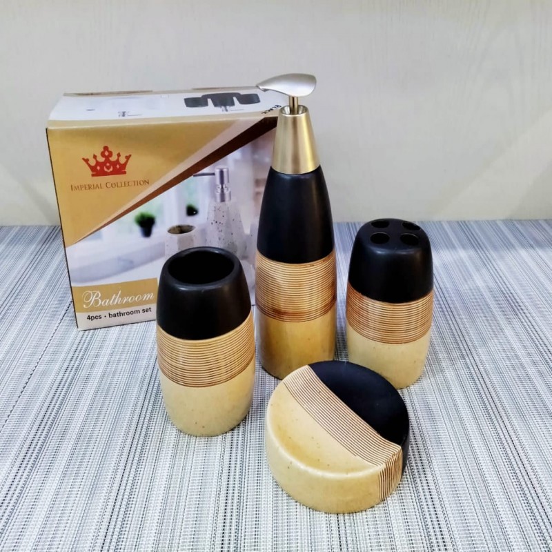 Imperial Collection Bathroom Set - 4pcs