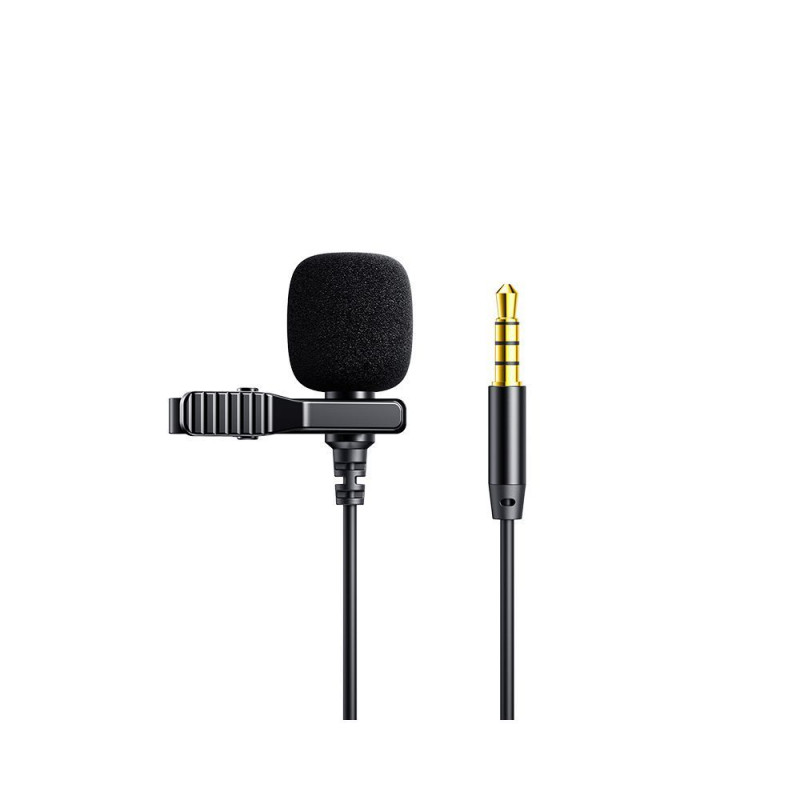 Joyroom JR-LM1 Lavalier Microphone, 2m, Black