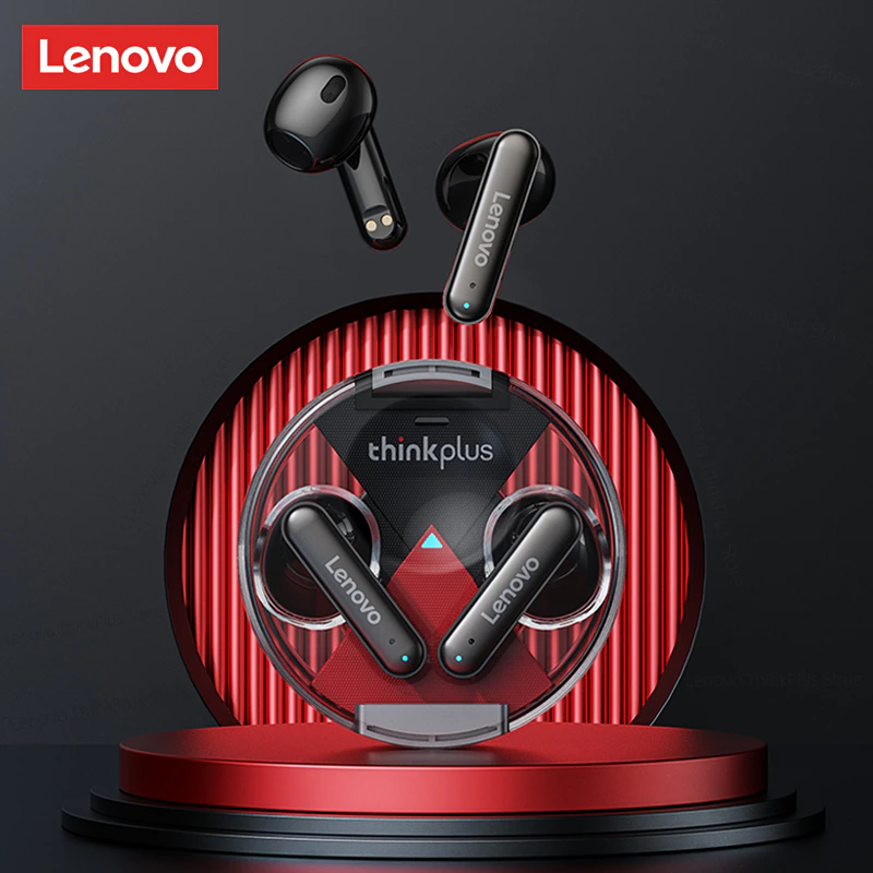 Lenovo LP10 True Wireless Headphones with Transparent Case