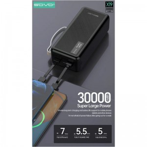 SOVO X19 30000 MAH Power Bank With Official warranty