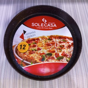 Solecasa Marble Coated Non Stick Pizza Pan 12' Inch